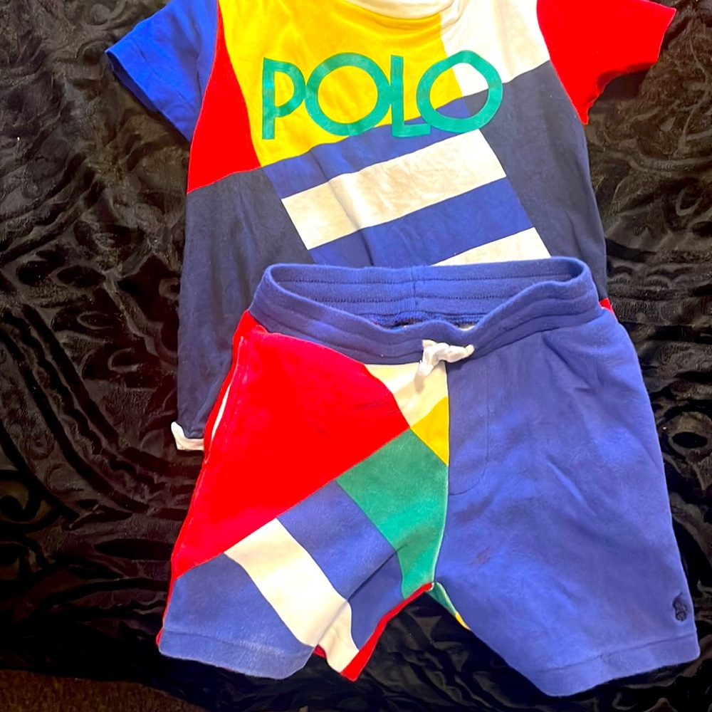 Polo Ralph Lauren boys 3t short set